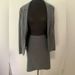 The Limited Charcoal Gray Women's Skirt Suit - Tailored Collection